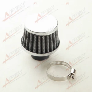 Universal 25mm 1" Car Cold Air Intake Filter Turbo Vent Crankcase Breather Black - Picture 1 of 5
