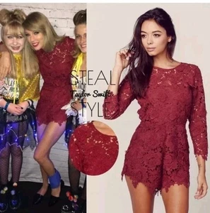 *As seen on Taylor Swift Lovers and Friends Small Floral Peony Romper $330 New - Picture 1 of 9