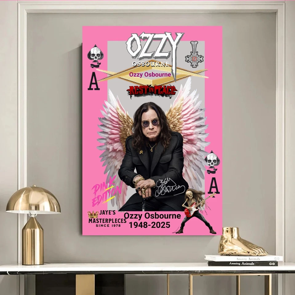 Cartel musical Back to the Beginning 20X30, EDICIÓN ROSA. FIRMADO A MANO POR EL ARTE Foto 1 de 4