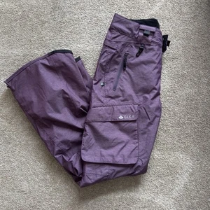 Pantalones de nieve 686 para mujer talla pequeña púrpura Ridge Gridlock carga aislada INTELIGENTES - Imagen 1 de 12