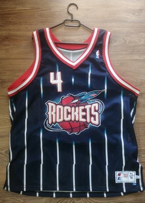 Camiseta NBA Charles Barkley Houston Rockets usada em jogos emitidos - Imagem 1 de 4