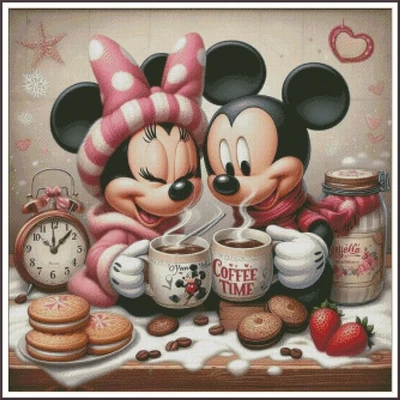 High Tea 1520 Chart Counted Cross Stitch Pattern Needlework - Image 1 of 4