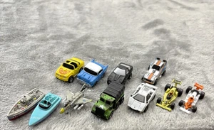 Vintage Micro Machines Lot of 11 Military Boat Race Car - Picture 1 of 11