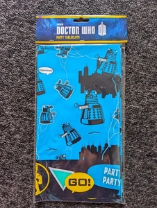 Mantel Doctor Who Dalek Plástico Fiesta Cumpleaños Celebración 120cm x 180cm - Imagen 1 de 8