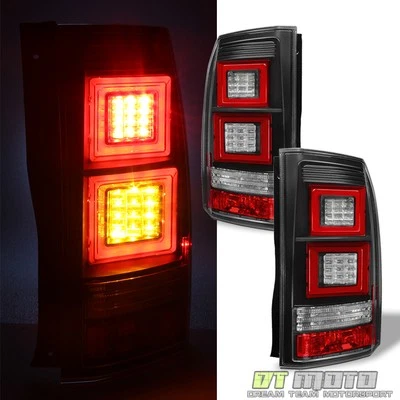 2010-2014 Land Rover Discovery IV 4 LR4 BLK LED DRL Tail Light Rear Brake Lamps - Image 1 of 4