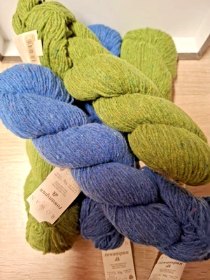 vintage ROWAN Rowanspun DK Tweed 5x50g Strang  100% superweiche Schurwolle - Bild 1 von 2