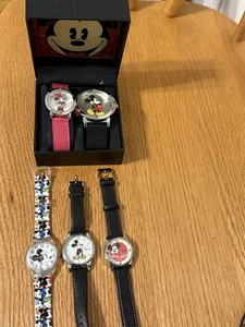 Disney Mickey Mouse Uhr 5 Stück - Bild 1 von 14