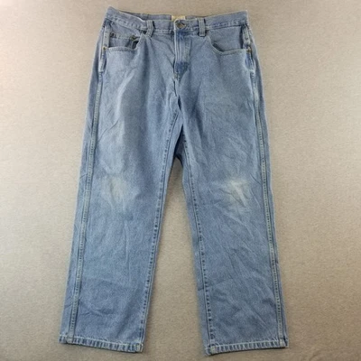 Red Head Jeans Men's Sz 35x30 VTG Light Wash 100% Cotton Normore Workcore Nice - Изображение 1 из 4