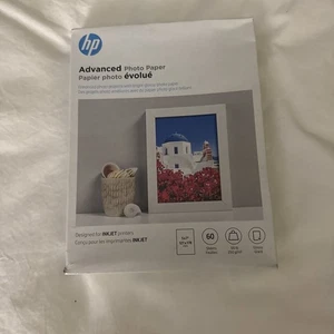Papel fotográfico brillante avanzado HP | 60 hojas | 5 x 7 pulgadas | Q8690A - Imagen 1 de 3