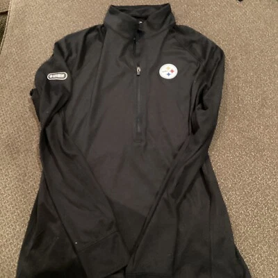 Pittsburgh Steelers Under Armour Combine Authentic 1/4 Zip Womens L Excellent  - Image 1 of 4