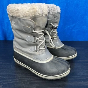 SOREL Yoot Pac Boots Waterproof Insulated Snow Winter Youth Size 5 FAST SHIPPING - Picture 1 of 9