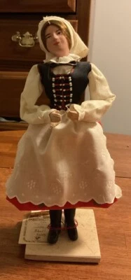 Muñeca en traje nacional polaco.Hecha a mano años 70 Foto 1 de 4