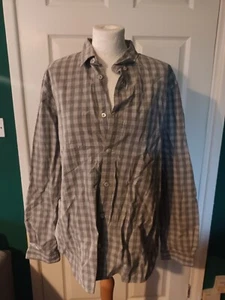 Urban Outfitters Size XL Shore Leave Checkered Shirt 100% Cotton - Picture 1 of 4