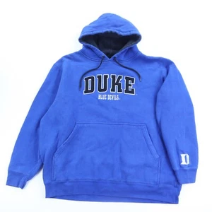 Vintage DUKE Hoodie Sweatshirt Men's 2XL XXL Blue Team Edition Heavyweight - Picture 1 of 7