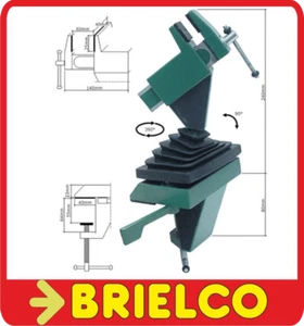 TORNILLO BANCO FIJACION MESA CABEZAL ESTANDAR GIRO 360G APERTURA MAX 65MM BD2225 - Imagen 1 de 1