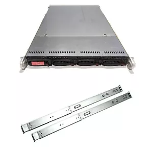 Supermicro CSE-815 X8DTN 1U Server Intel Xeon E5506 @ 2.13GHz 24GB RAM 1TB HDD - Picture 1 of 3