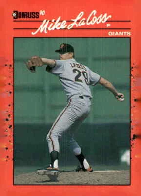 1990 Donruss #652a Mike LaCoss - Image 1 of 2