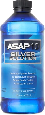 US$ 41 O MAIS RÁPIDO POSSÍVEL 10 Silver Solution suporte ao sistema imunológico | 16 fl oz - Imagem 1 de 4