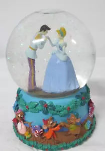 Disney Cinderella Prince Charming Musical Snow Globe Twelve Days of Christmas - Picture 1 of 7