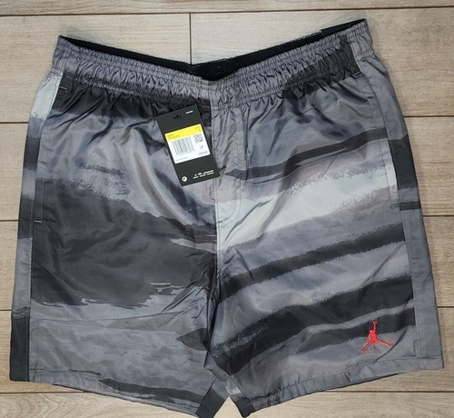 Nuovi pantaloncini stampati Nike Jordan Legacy AJ11 grigio nero CW0840 010. Piccolo