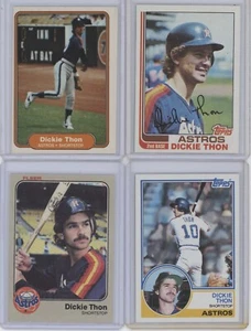 Lot of 34 Different Dickie Thon Baseball Cards - Picture 1 of 9