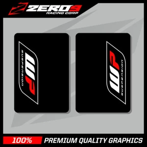 WP UPPER FORK DECALS KTM 85 MOTOCROSS GRAPHICS MX GRAPHICS BLACK - Picture 1 of 6