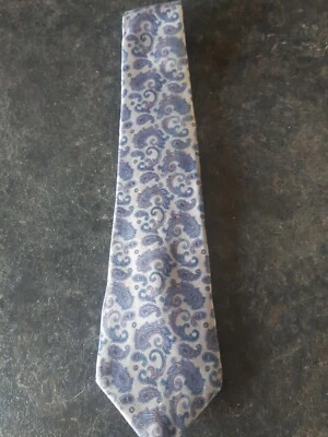 Corbata abstracta Don Loper Beverly Hills longitud 57,5" 3" ancho 100 % seda Foto 1 de 4