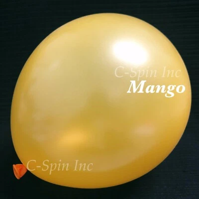 12 pulgadas 100x Mango Perla Látex Grueso Fiesta Globos Cumpleaños Helio Flotador Bebé Foto 1 de 2