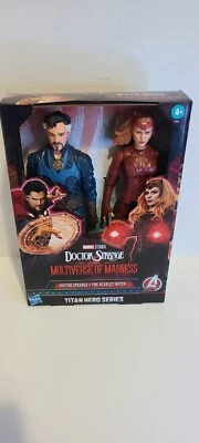 FIGURAS DOCTOR EXTRAÑO Y ESCARLATA BRUJA MARVEL TITAN HERO SERIE 12" Foto 1 de 3