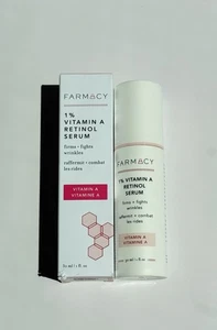 AUTHENTIC FARMACY Farmacy 1% Vitamin A Retinol Serum 1oz FS $62RV BNIB - Picture 1 of 8