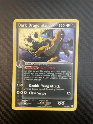Pokémon Dark Dragonite TCG Holo Rare Card 15/109 Lightly Played - Image 1 of 2
