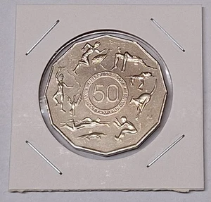 2005 50 CENT COIN - MELBOURNE 2006 COMMONWEALTH GAMES XVII Circulated - Picture 1 of 3