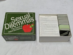 VINTAGE Sexual Dilemmas Game COMPLETE 1986 Adult Decisions Party Friends - Picture 1 of 4