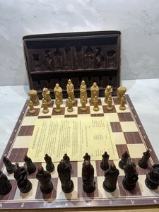 SAC Robin Hood & His Merry Men Vintage Chess Set - 12cm King - Boxed with Board - Picture 1 of 22