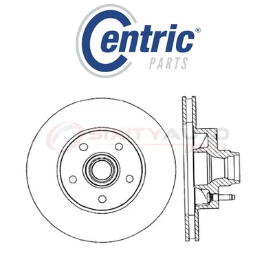 Centric C-TEK Disc Brake Rotor for 1998-2007 Ford Ranger 2.3L 2.5L 3.0L 4.0L fh Foto 1 de 4