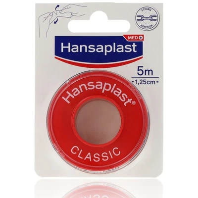 Hansaplast Classic Fixierpflaster (wie Leukoplast) auf der Rolle 1,25cm x 5m - Bild 1 von 2