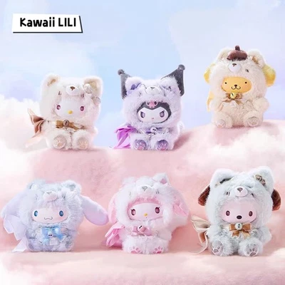 MINISO Personajes Sanrio Serie Fox Island Peluche Juguete Caja Ciega Figura Confirmada Foto 1 de 4