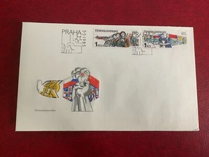 CZECHOSLOVAKIA 1985 FDC ANNIVERSARIES 1945 MAY UPRISING SOVIET ARMY CSSR WW2 - Picture 1 of 1