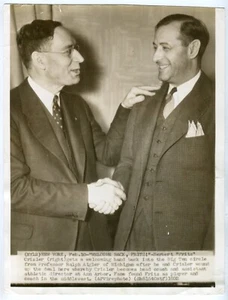 Michigan Wolverines Fritz Crisler 1938 Original 8x10 Wire Photo 95972 - Picture 1 of 2