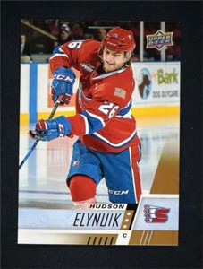 2017-18 Upper Deck UD CHL Base #107 Hudson Elynuik