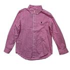 Polo Ralph Lauren garçons Gingham chemise en coton boutonné manches longues taille moyenne