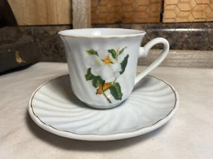 Vintage Floral Tea Cup and Saucer - Picture 1 of 10
