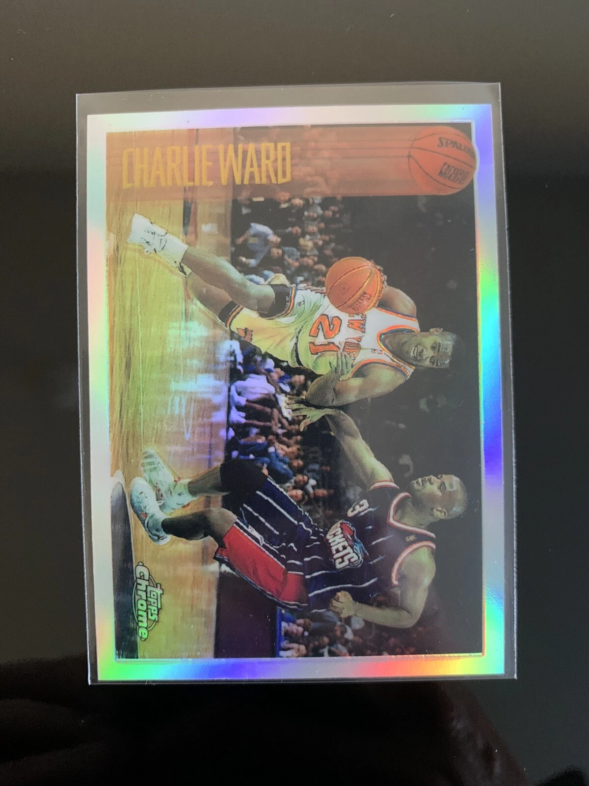 1996-97 Topps Chrome Charlie Ward Refractor Combine Shipping