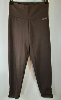 Matilda Jane Capri Leggings Pantalones Pequeños Marrón Botón Acento Tejido Pintura por Número Foto 1 de 4