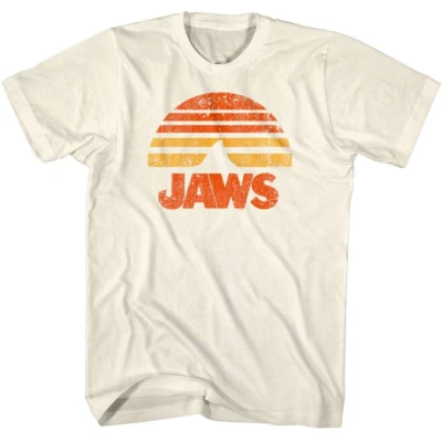 Jaws Sunset Shark Fin Men's T Shirt - Image 1 of 2