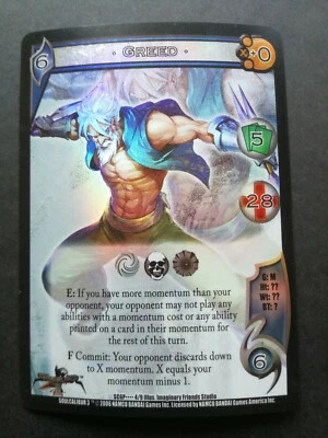 Universal Fighting System Soul Calibur SC6P 4/9 Greed Foil U/P - Image 1 of 2