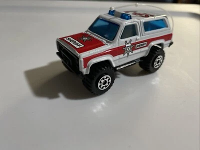 1983 Matchbox 4x4 Chevy Blazer SP-7 Sheriff Police Truck Diecast Vintage (mc1) - Image 1 of 4