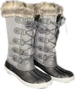 Damen Schneestiefel 5,5 Winter warm kaltes Wetter wasserdicht halbhoch Kunstfell - Bild 1 von 8