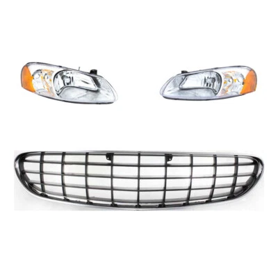 Conjunto de rejilla + juego de faros halógenos para Chrysler Sebring 2001-2003 Foto 1 de 4