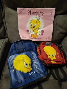 Tweety Bird Purse (Lot of 2) & Calendar (Looney Tunes, Warner Bros) - Picture 1 of 5
